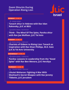 Zoom learning during the first week of Operation Rising Lion